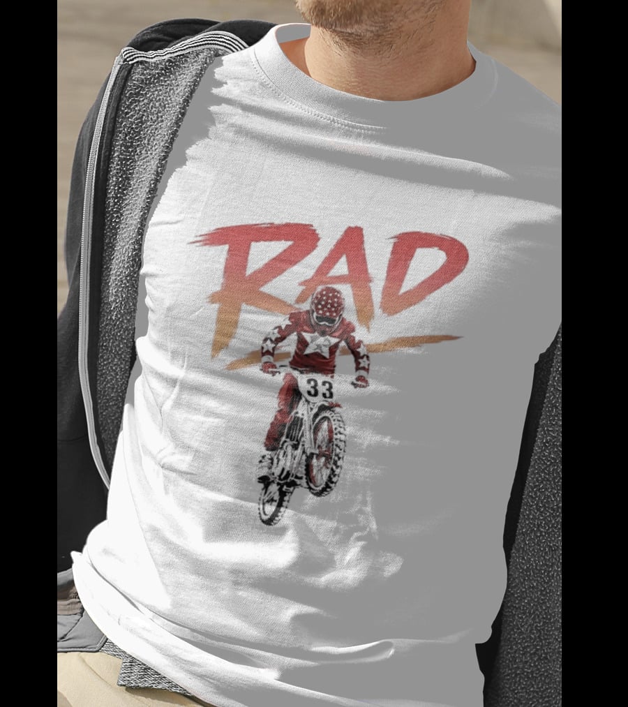 Rad 33 Motocross Rider Dirt Bike Motorcycle Adventure T-Shirt