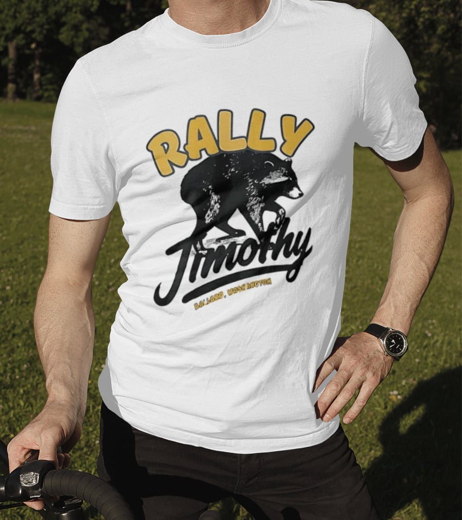 Rally Timothy Ballard Washington Black Raccoon T-Shirt
