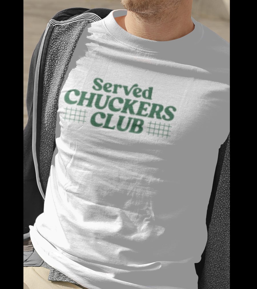 Served Podcast Chuckers Club Ivory T-Shirt