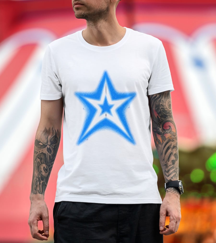 Karol G Store Matadora Zip Blue Star Starfish T-Shirt