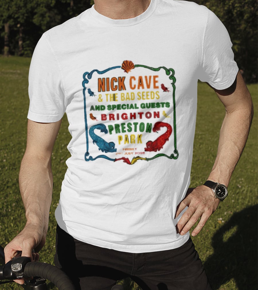 Nick Cave And The Bad Seeds Brighton Preston Park Special Guests July 31 2026 T-Shirt