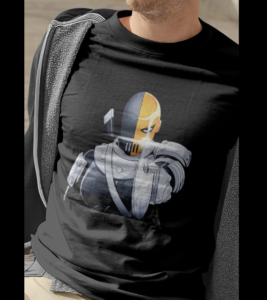Deathstroke DC Comics Armor Sword Wielding T-Shirt