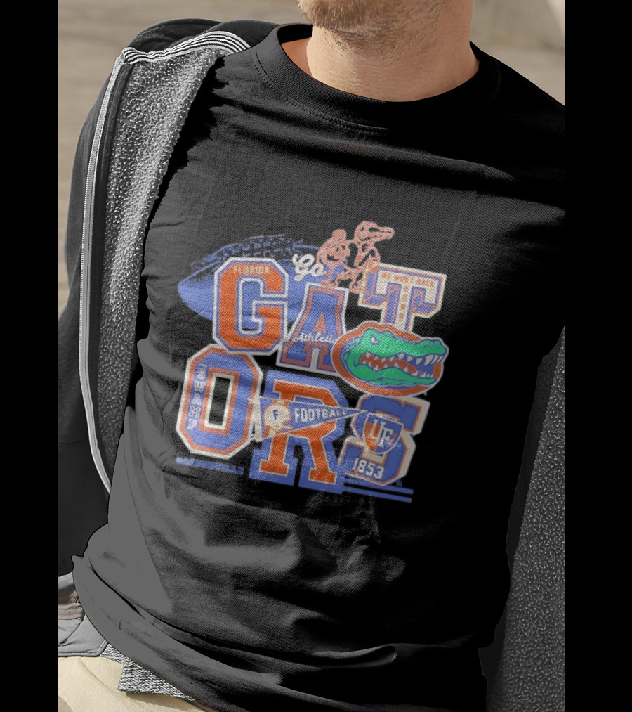 Florida Gators Go Football 1853 Swamp UF We Won't Back Down T-Shirt