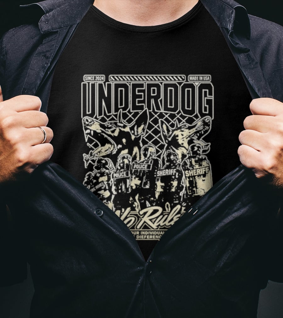 Underdog Unleash No Rules Individuality T-Shirt