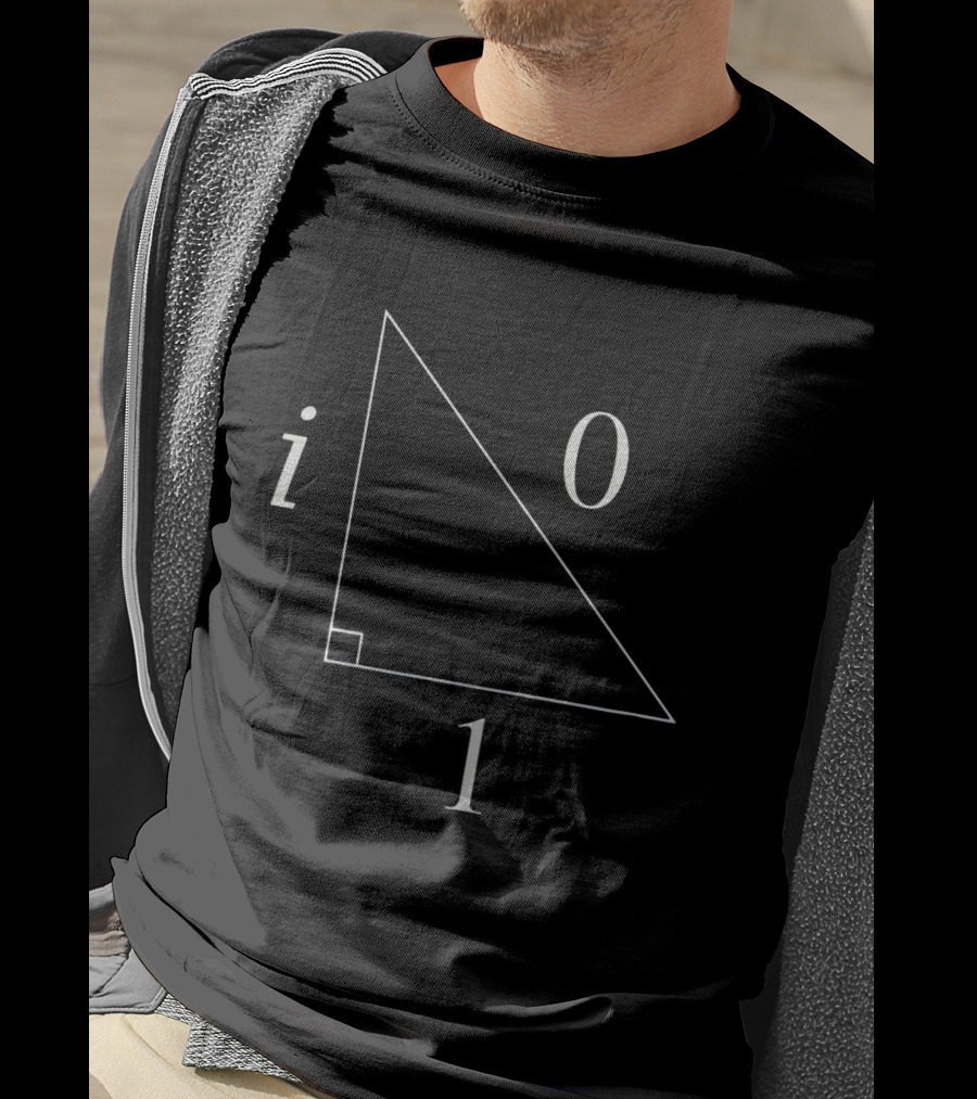 Right Triangle With Imaginary Number I And Geometry 0 1 T-Shirt