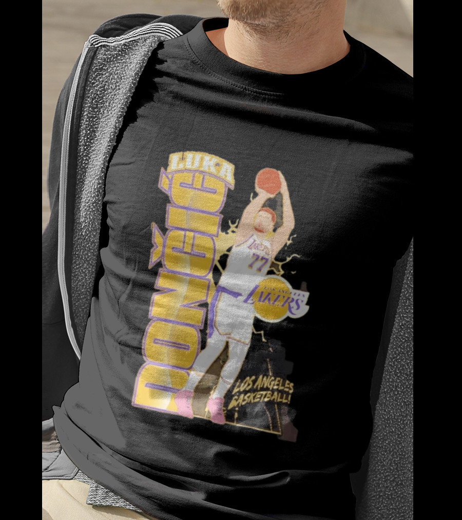 Los Angeles Lakers Luka Dončić Basketball 77 T-Shirt