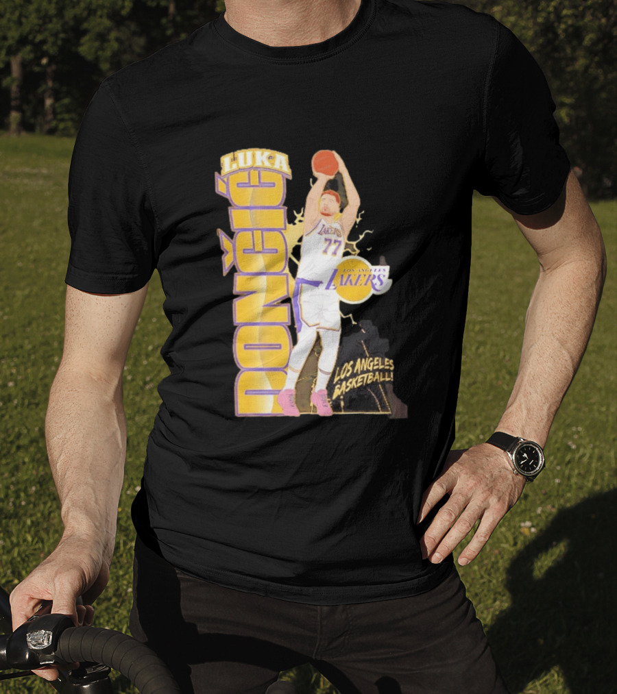 Los Angeles Lakers Luka Dončić Basketball 77 T-Shirt
