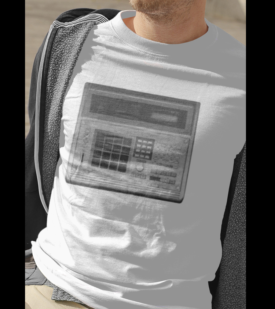 DJ Shadow Store Mo'wax Akai MPC Sequencer White T-Shirt