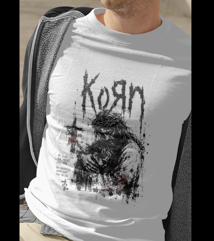 Korn Jesus Falling Apart I Found Him Jesus Put Me Together T-Shirt