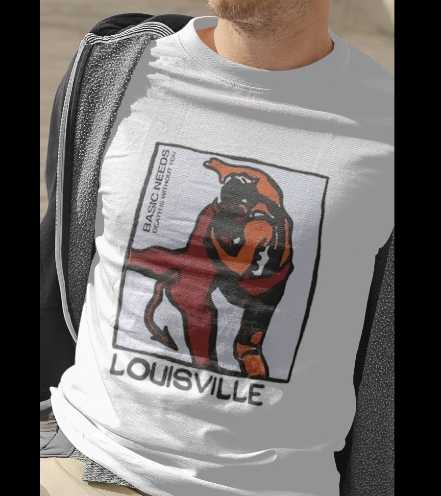 Louisville Basic Needs Death Is Without You Wrestling T-Shirt