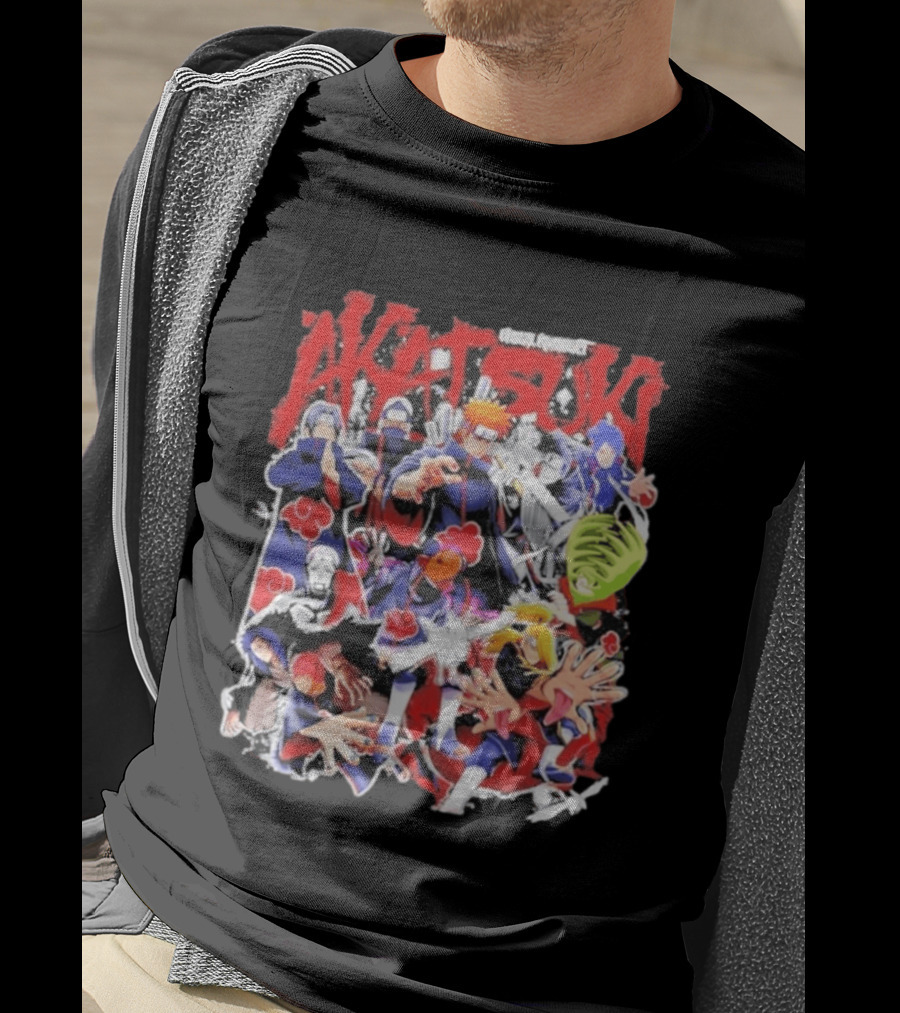 Akatsuki Vibes Konnect Naruto Anime Pain Characters Animation T-Shirt