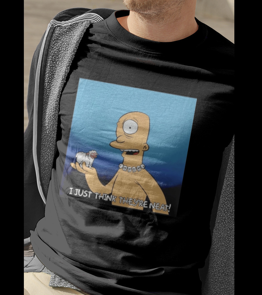 Odyssey The Cyclops I Just Think They're Neat Funny Cartoon T-Shirt
