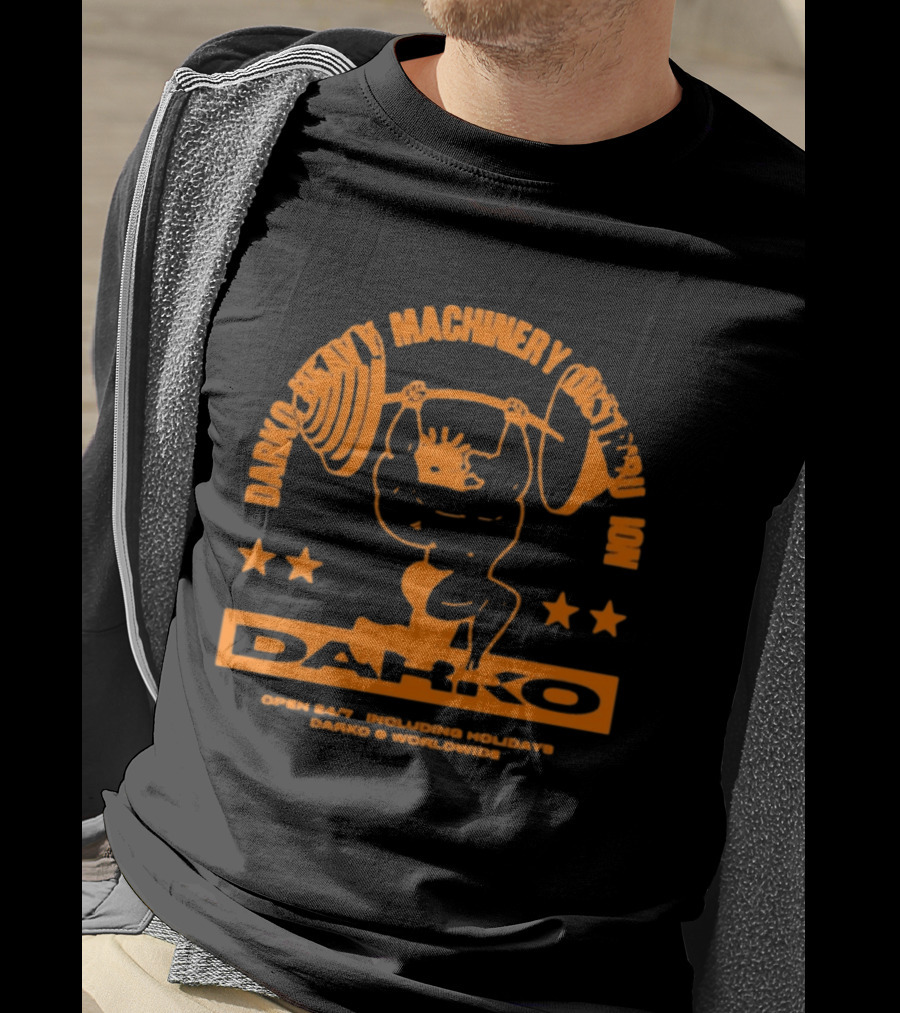 Darko Heavy Machinery Chest Pro Open 24 Hour Darko Worldwide T-Shirt