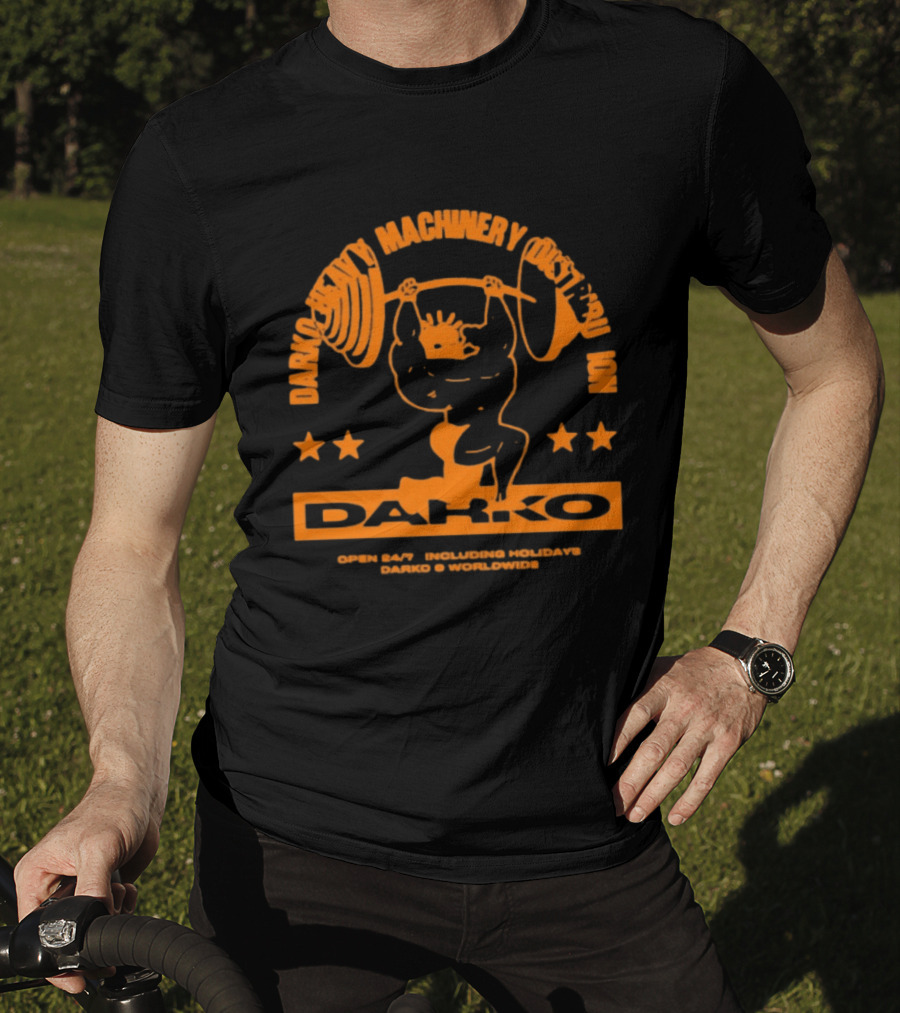 Darko Heavy Machinery Chest Pro Open 24 Hour Darko Worldwide T-Shirt