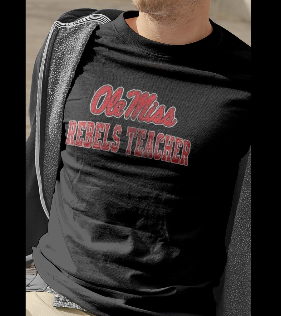 Ole Miss Rebels Teacher Football Fan T-Shirt