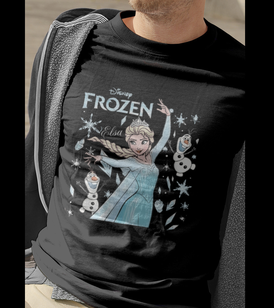 Disney Frozen Elsa Olaf Snow Queen T-Shirt