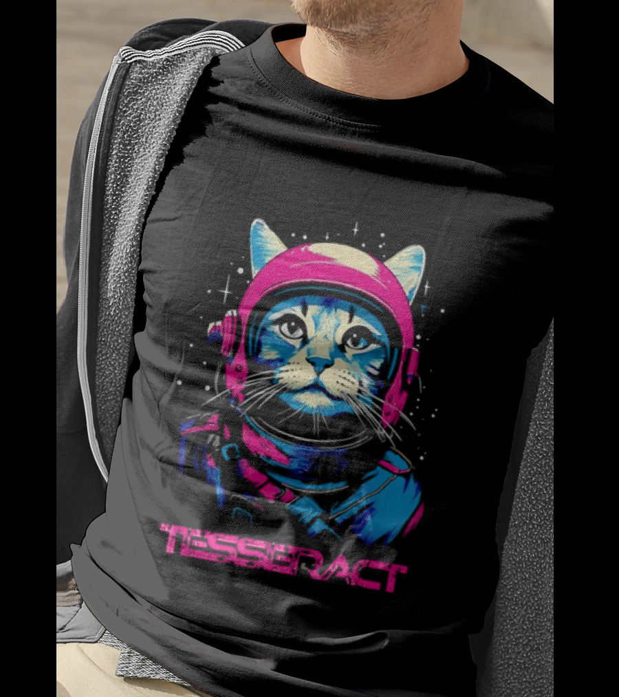 TesseracT Cosmic Cat Astronaut T-Shirt