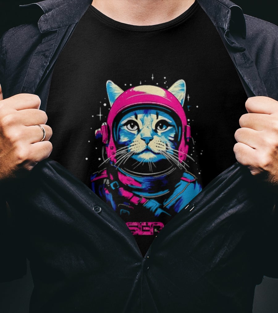 TesseracT Cosmic Cat Astronaut T-Shirt