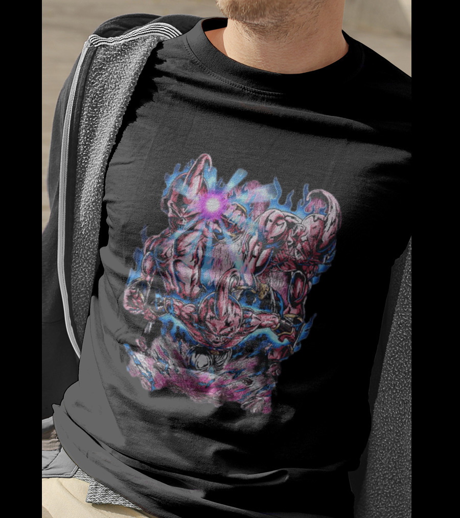Dragon Ball Z Kid Buu Multiple Forms Energy Attack T-Shirt