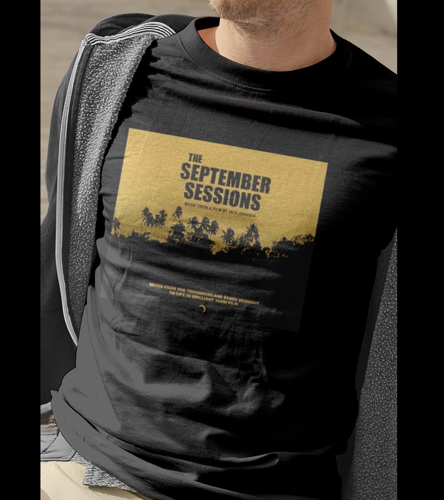 The September Sessions Music From A Film By Jack Johnson Tomorrowland Story 16mm Film T-Shirt