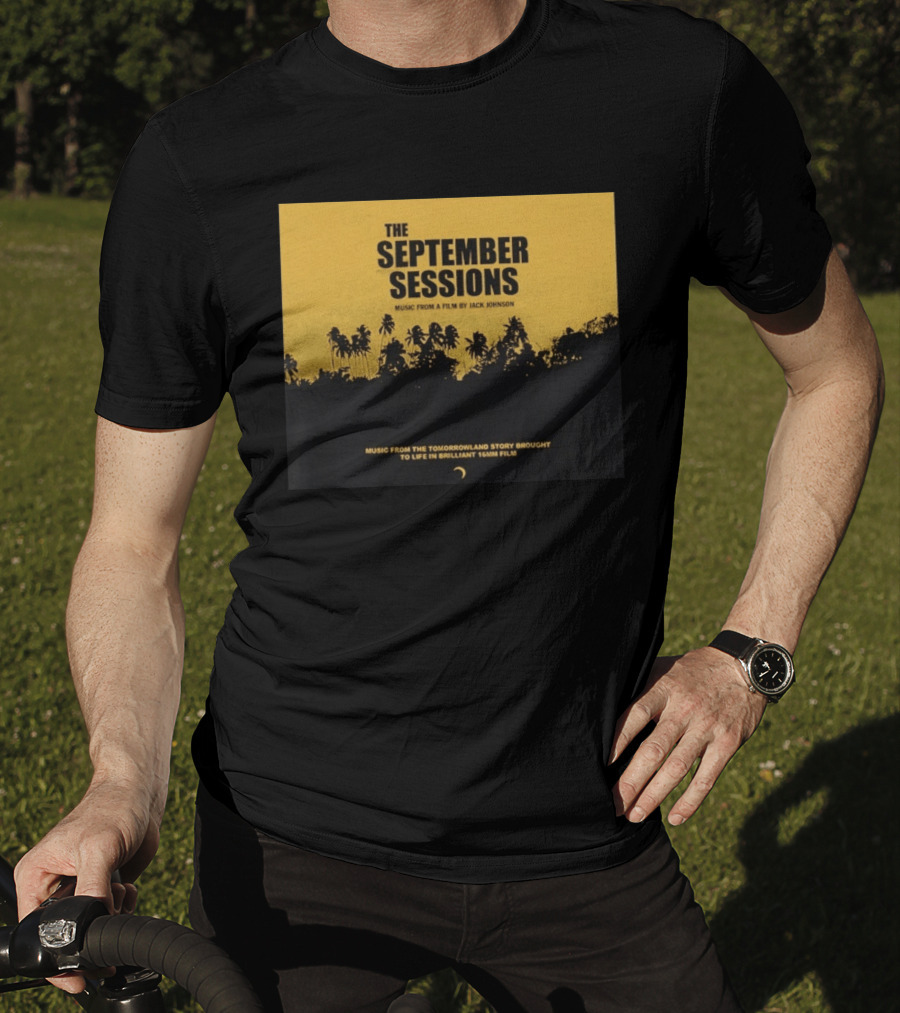 The September Sessions Music From A Film By Jack Johnson Tomorrowland Story 16mm Film T-Shirt