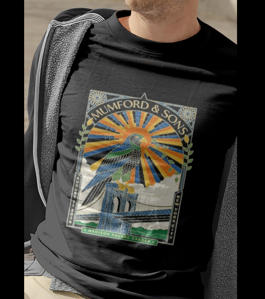Mumford & Sons Madison Square Garden New York City August 11 2026 Event T-Shirt