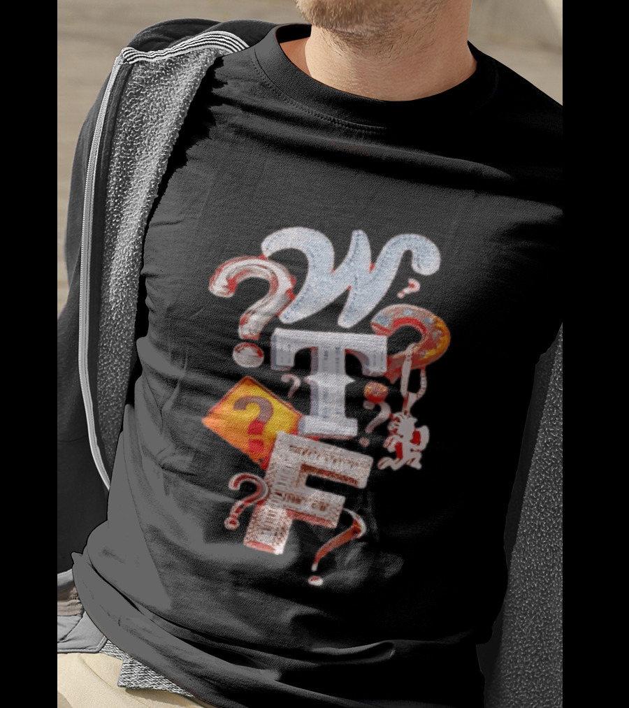 WTF Hatchetman ICP Insane Clown Posse Question Marks T-Shirt