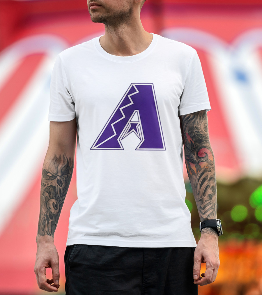 2026 Arizona Diamondbacks GCU Jersey Giveaway Purple "A" T-Shirt