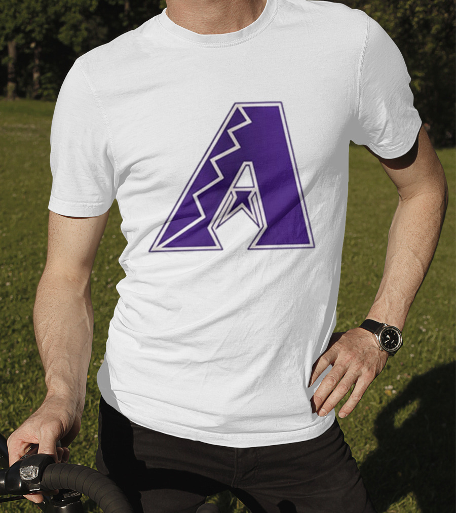 2026 Arizona Diamondbacks GCU Jersey Giveaway Purple "A" T-Shirt