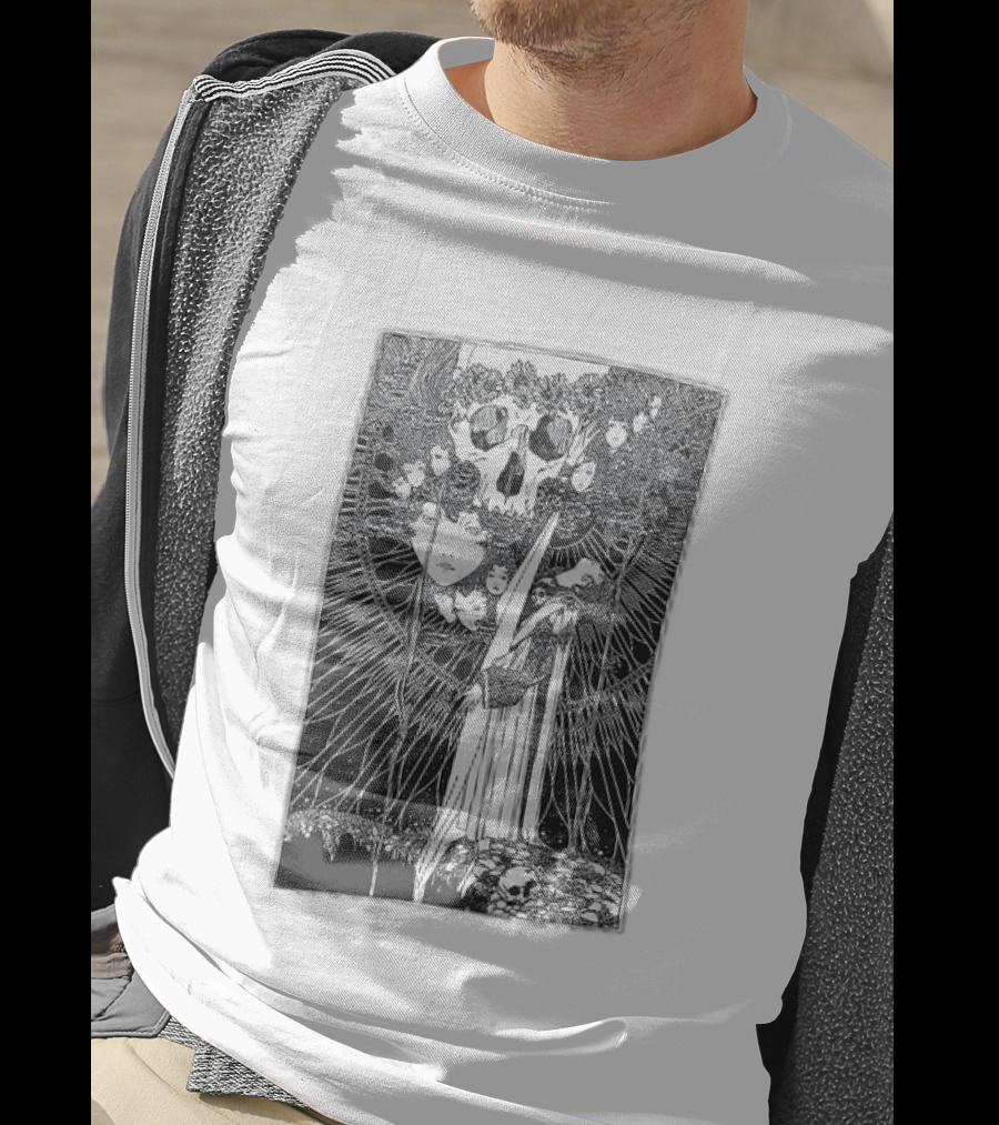 Alcest Kodama Album Art Black And White T-Shirt