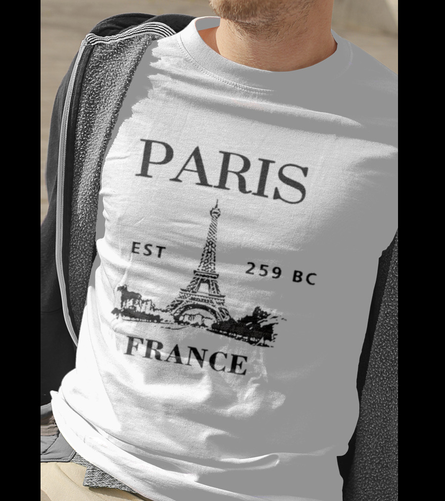 Paris Eiffel Tower Est 259 BC France T-Shirt