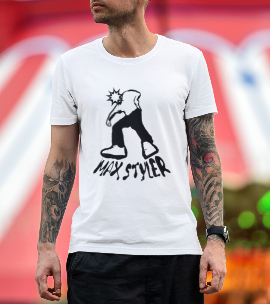 Max Styler Dancer Silhouette With Raised Arm T-Shirt