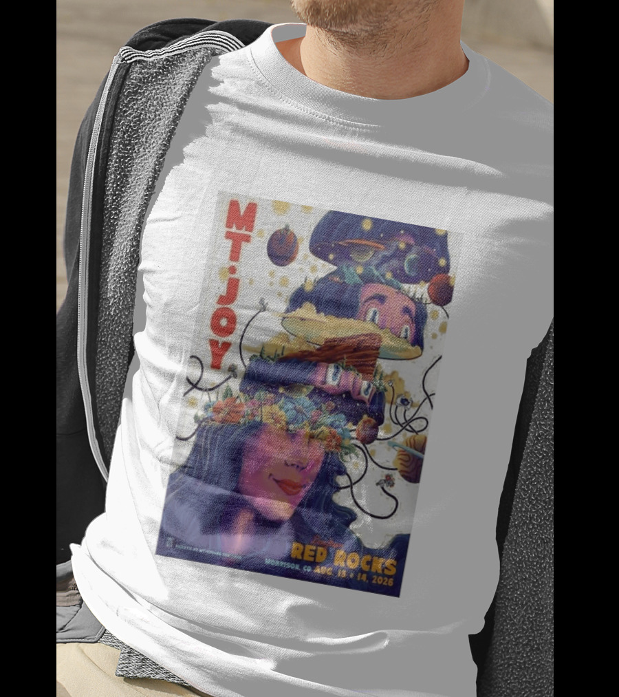 MT Joy Live At Red Rocks Morrison CO August 13 14 2026 S Tour T-Shirt