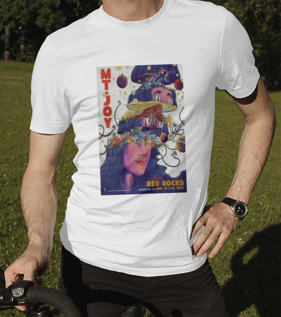 MT Joy Live At Red Rocks Morrison CO August 13 14 2026 S Tour T-Shirt