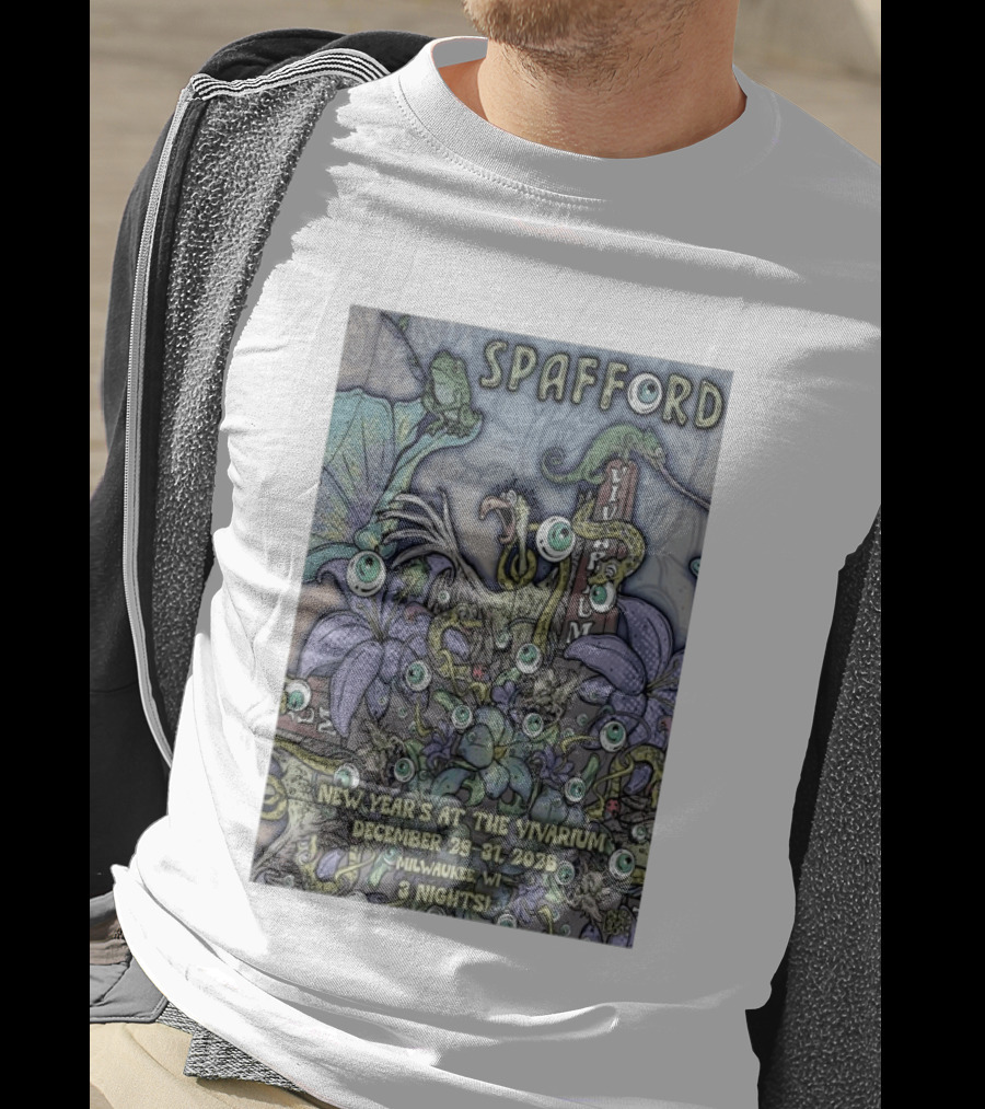 Spafford New Year’s At The Vivarium December 29 31 2026 Milwaukee WI 3 Nights T-Shirt
