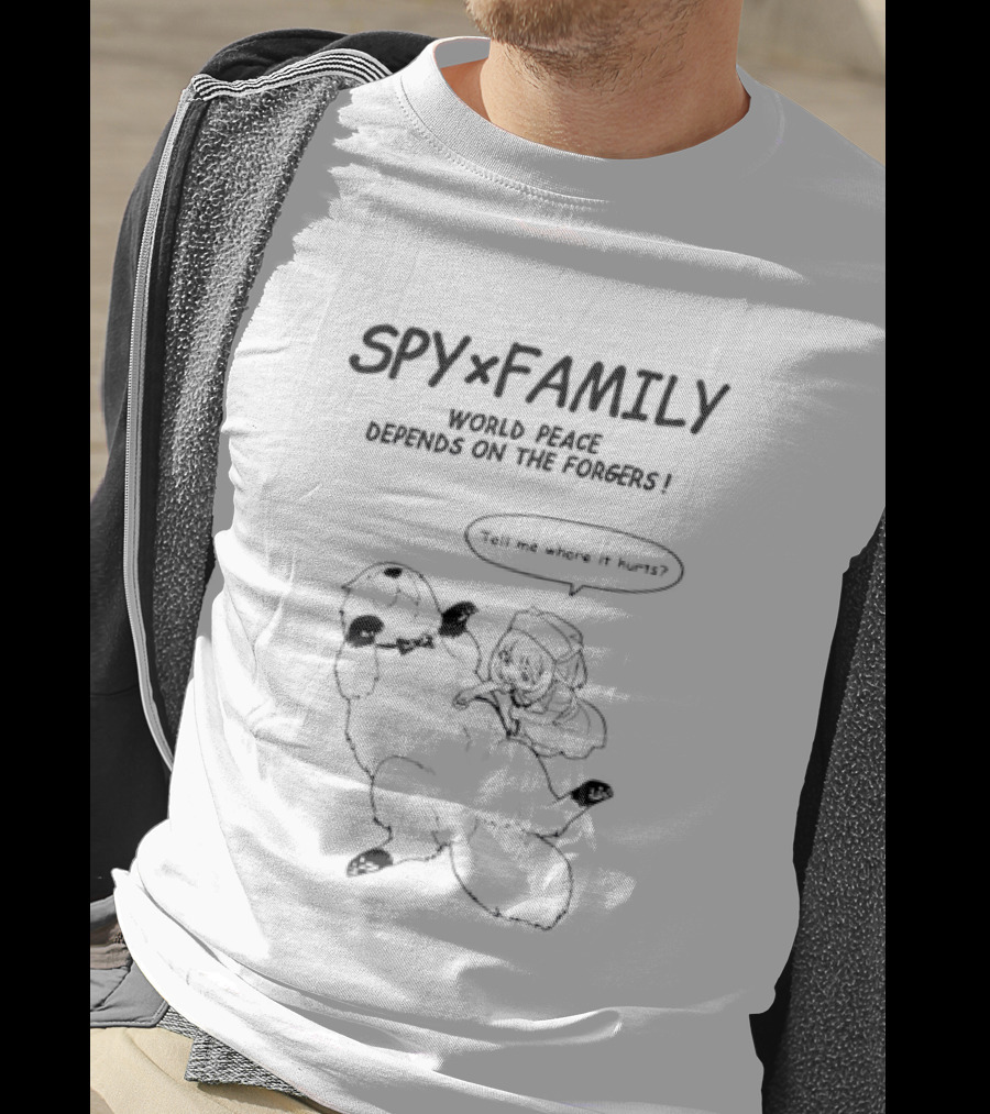 Spy X Family Anya And Bond World Peace Depends On The Forgers T-Shirt