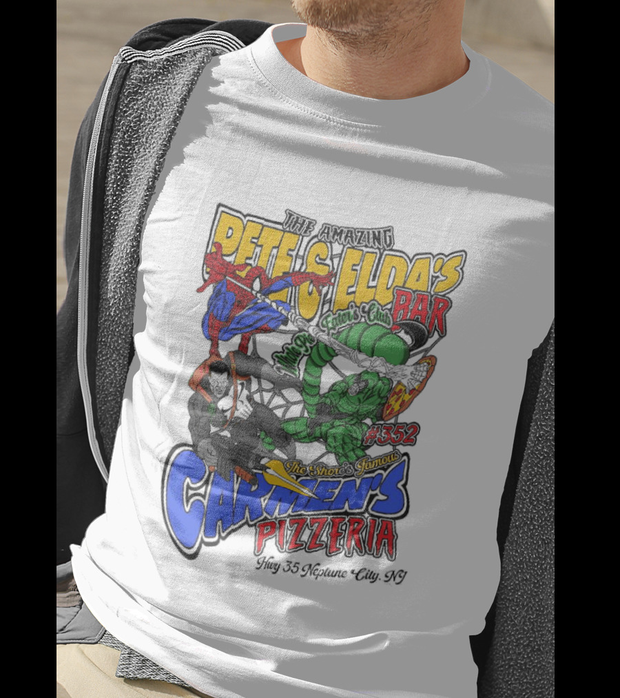 The Amazing Pete And Elda’s The Shore’s Famous Carmen’s Pizzeria T-Shirt