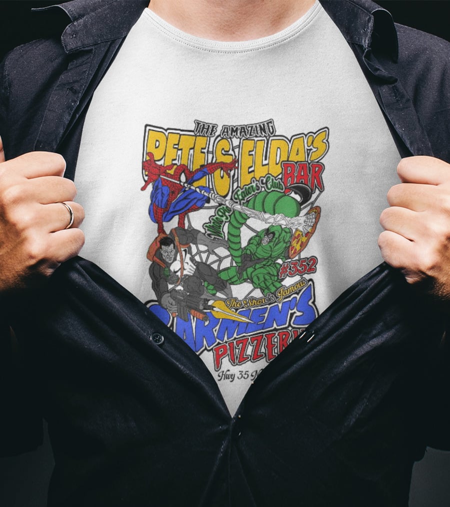 The Amazing Pete And Elda’s The Shore’s Famous Carmen’s Pizzeria T-Shirt