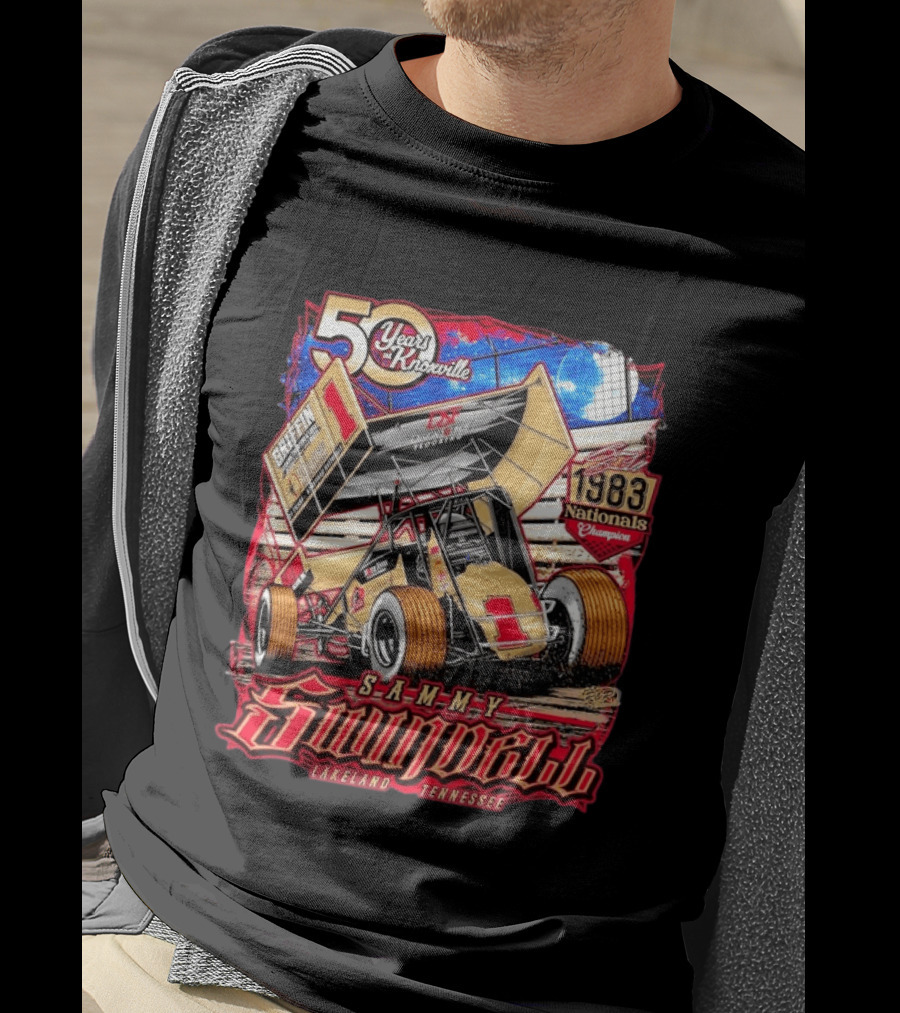 50 Years At Knoxville Sammy Swindell Sprint Car 1983 Nationals Champion Lakeland Tennessee T-Shirt