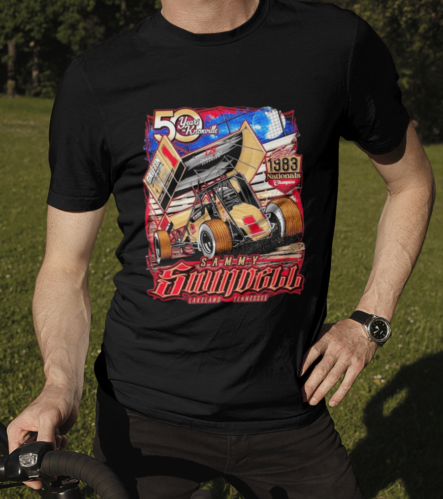 50 Years At Knoxville Sammy Swindell Sprint Car 1983 Nationals Champion Lakeland Tennessee T-Shirt