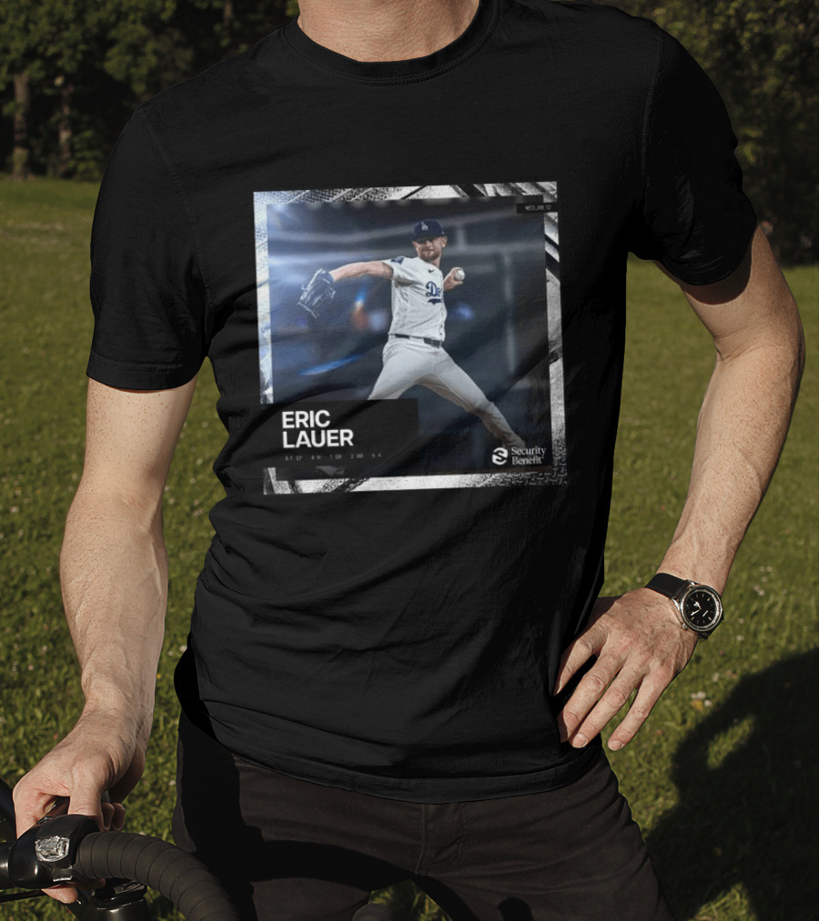 Eric Lauer Pitching Performance Dodgers Security Benefit T-Shirt