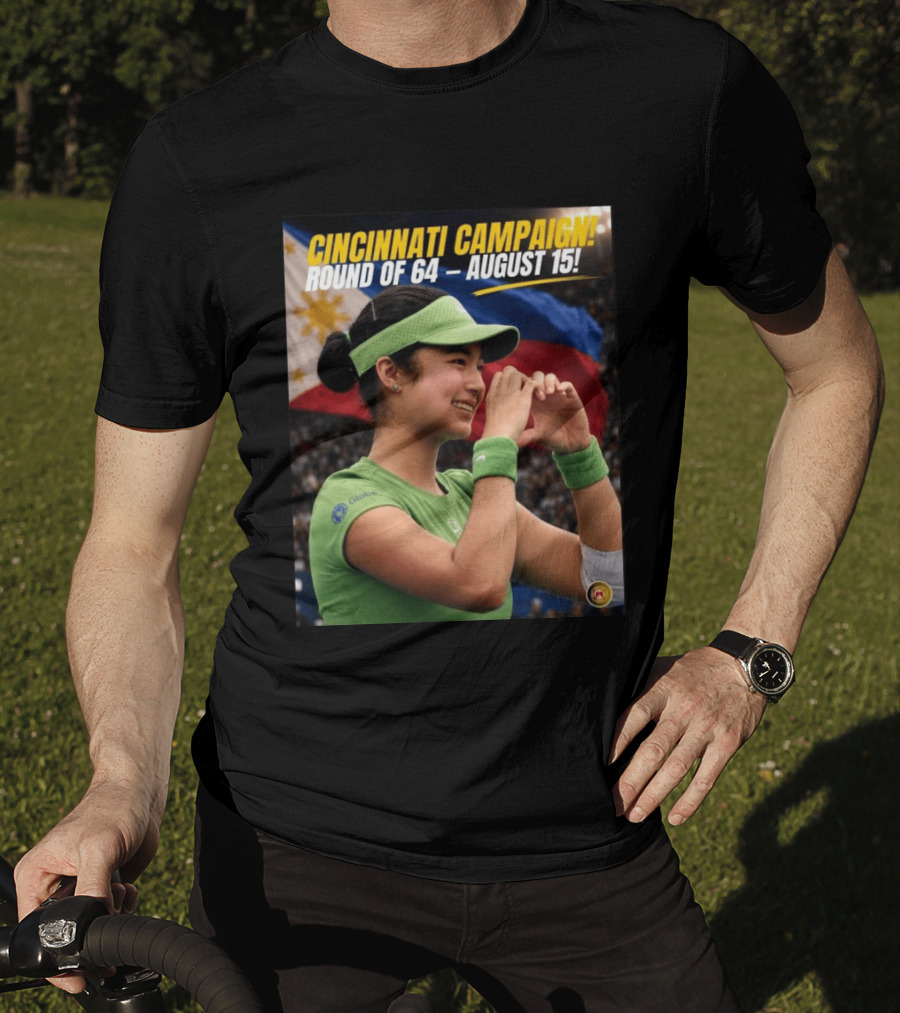 Cincinnati Campaign Round Of 64 August 15 Philippines Flag Tennis T-Shirt