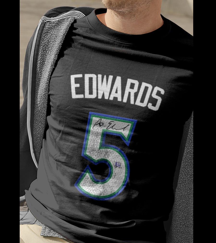 Edwards 5 Signature Basketball Fan Gear T-Shirt