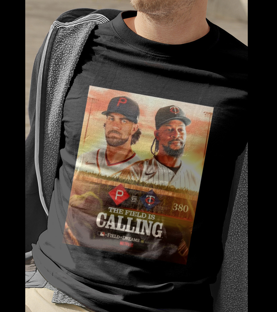 Philadelphia Vs Minnesota MLB Field Of Dreams Bryce Harper Byron Buxton Netflix 380 T-Shirt