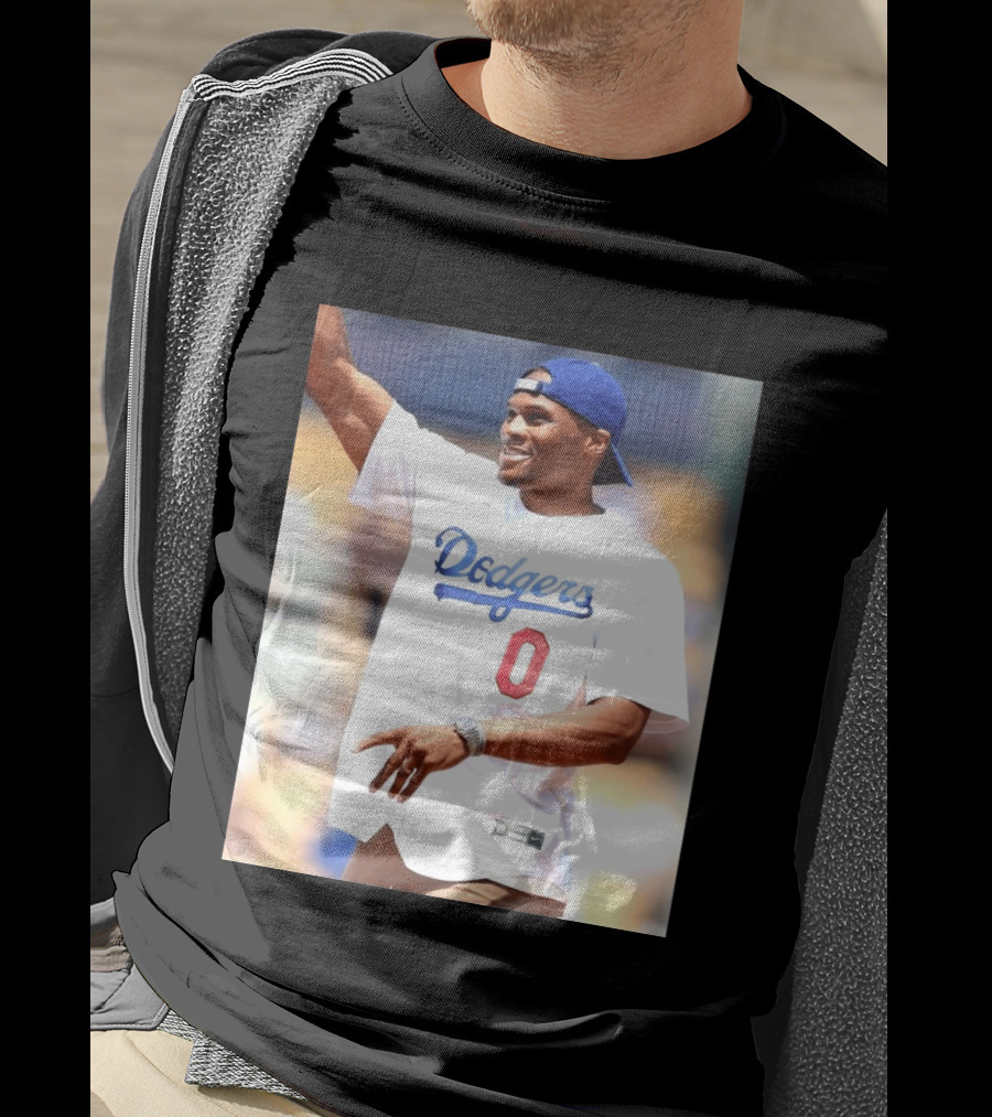 Russell Westbrook Dodgers 0 Jersey Celebration T-Shirt
