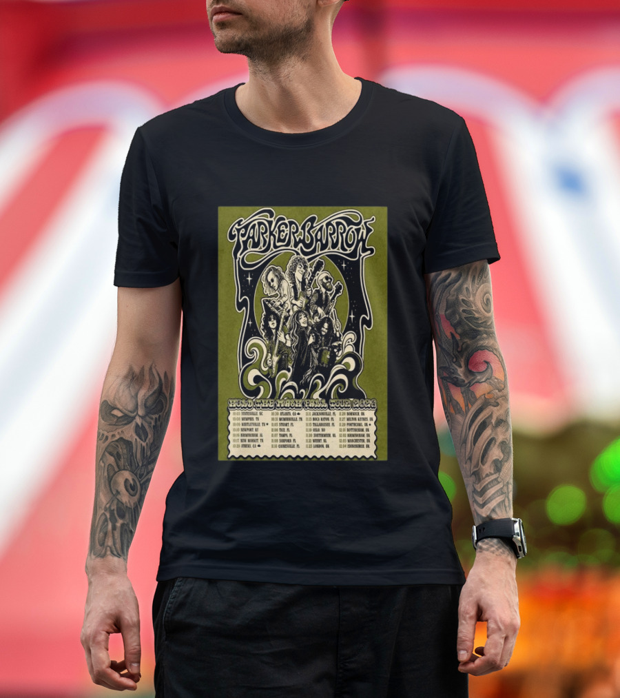 Parker Barrow Hold The Mash Fall Tour 2026 Concert Memphis Atlanta Nashville Houston T-Shirt