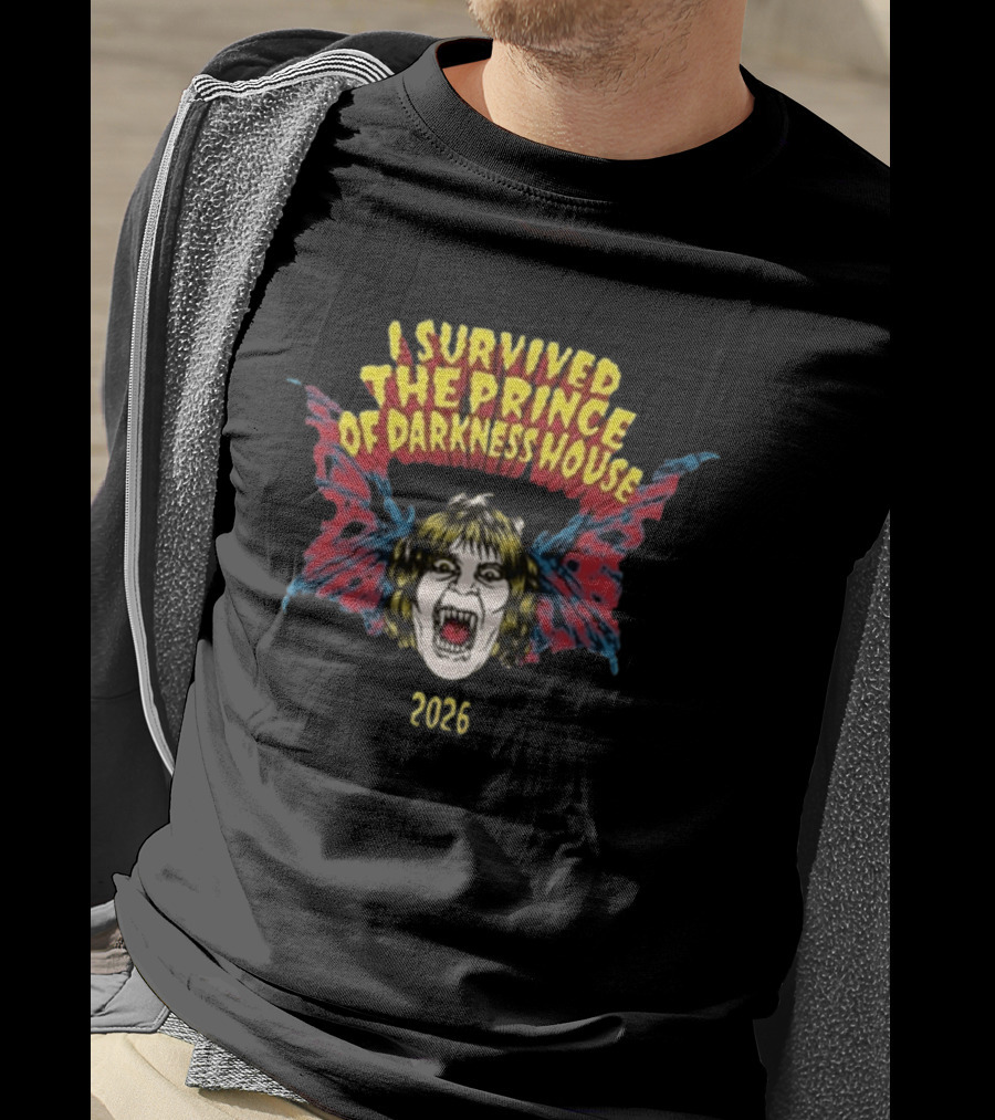 I Survived The Prince Of Darkness House 2025 Bat T-Shirt