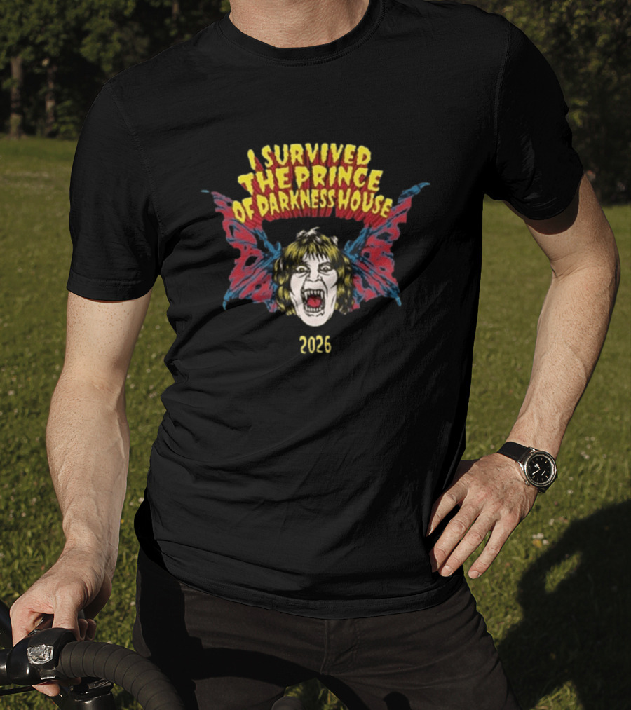I Survived The Prince Of Darkness House 2025 Bat T-Shirt