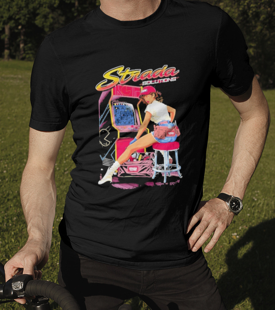 Strada Solutions Arcade Mechanic Retro Gaming T-Shirt
