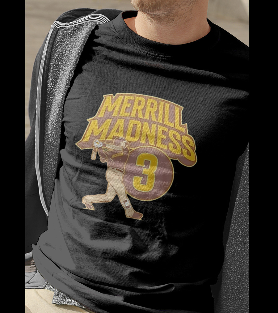 Merrill Madness 3 Jackson San Diego Padres T-Shirt